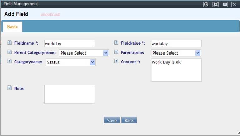 Cutomize Field For Common Contact