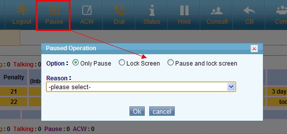 Pause On The Agent Work Portal Page
