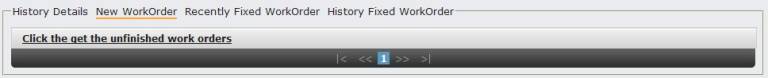 Unfinished Workorder