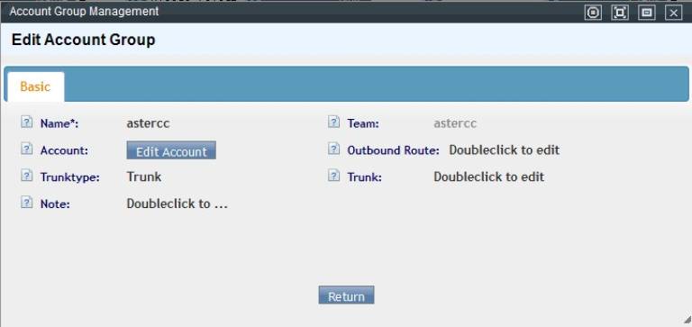 Edit Account Group Page|