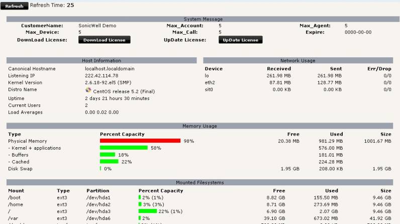 System Messages